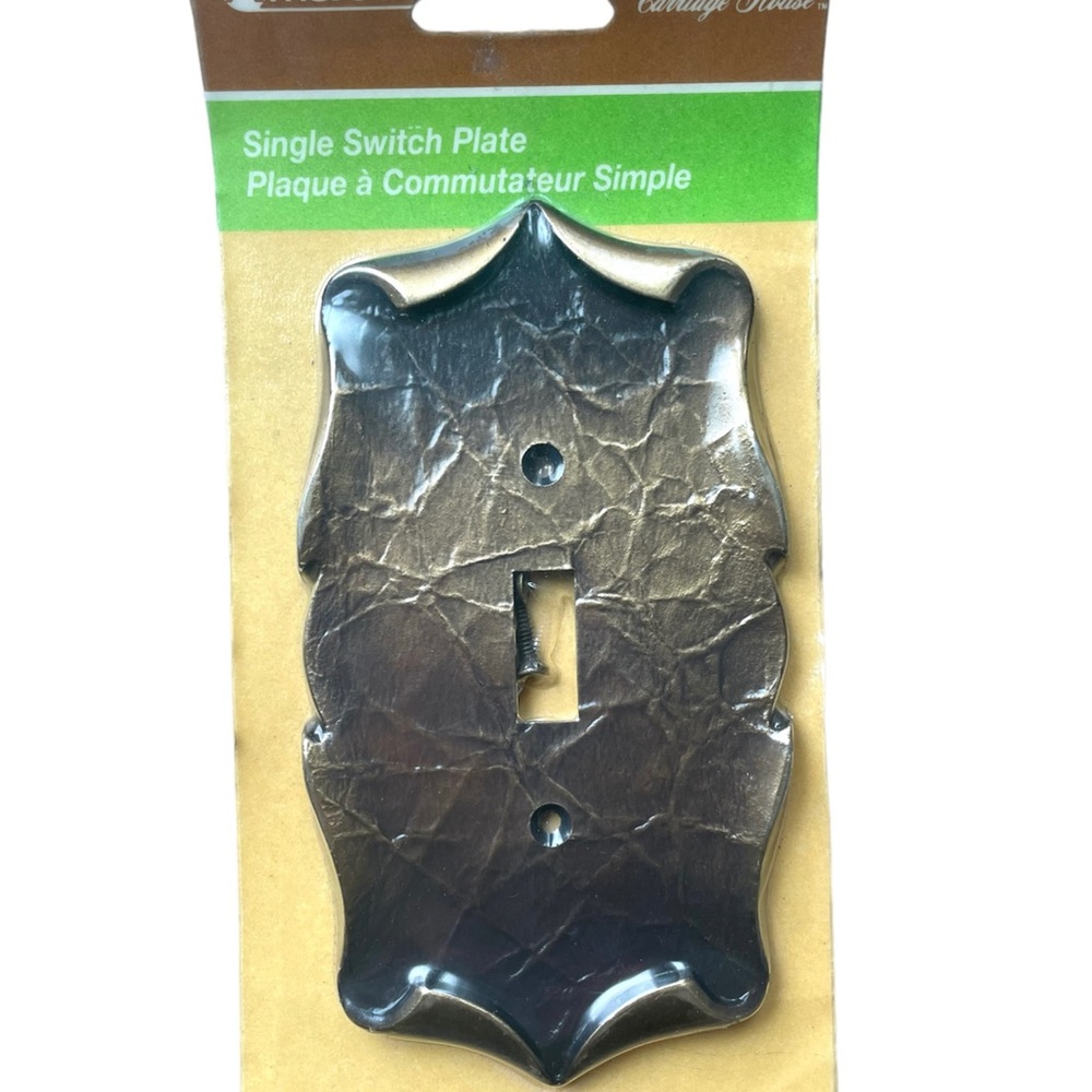 Vintage Amerock Single Outlet Switch Plate Cover